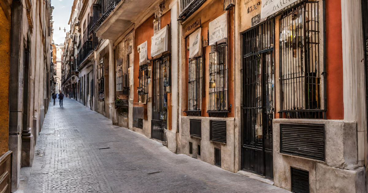 Barrio de las Letras en Madrid