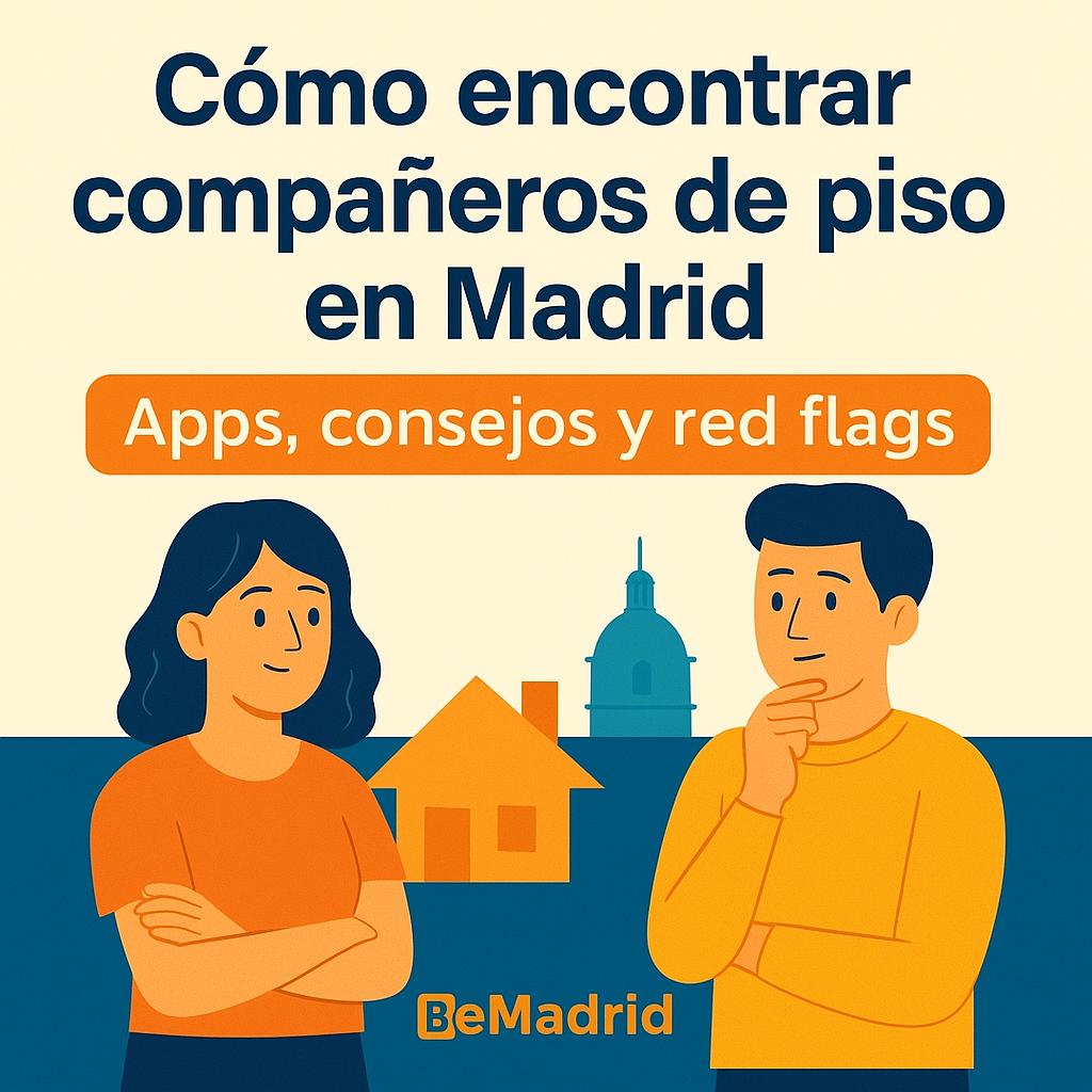 Cómo encontrar compañeros de piso en Madrid: apps, consejos y red flags