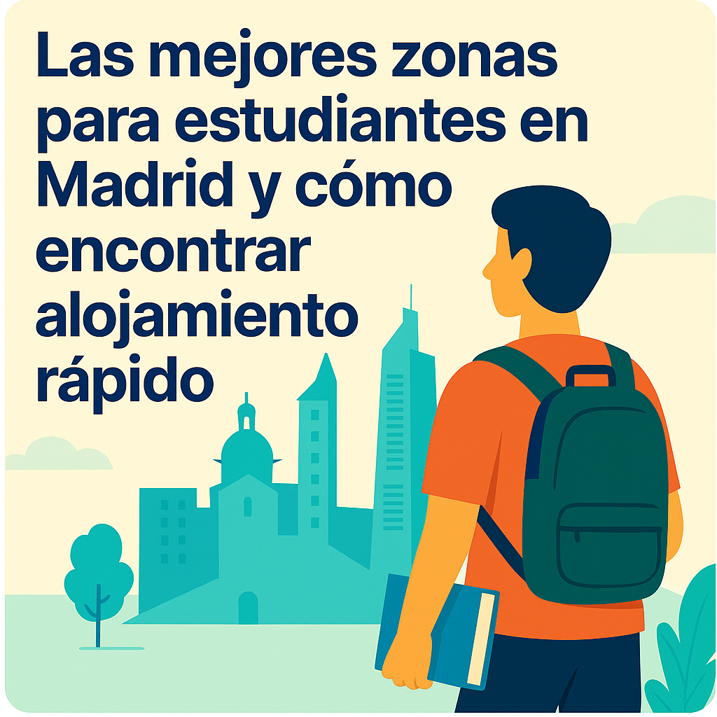 Las mejores zonas para estudiantes en Madrid y cómo encontrar alojamiento rápido