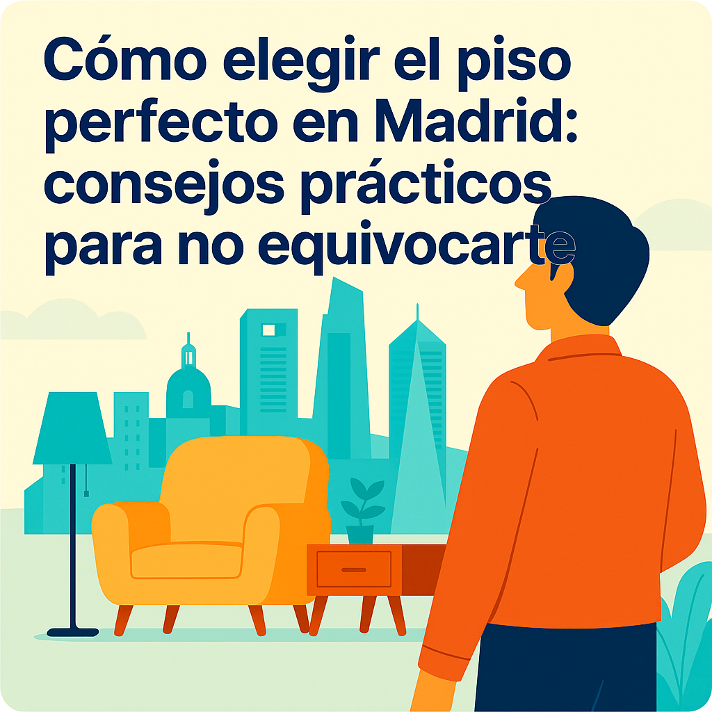 Cómo elegir el piso perfecto en Madrid: consejos prácticos para no equivocarte
