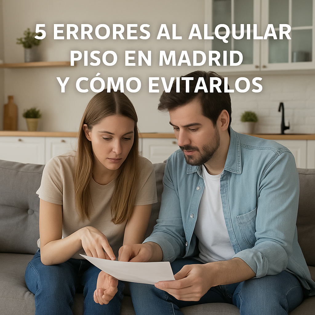 5 errores comunes al alquilar piso en Madrid y cómo evitarlos