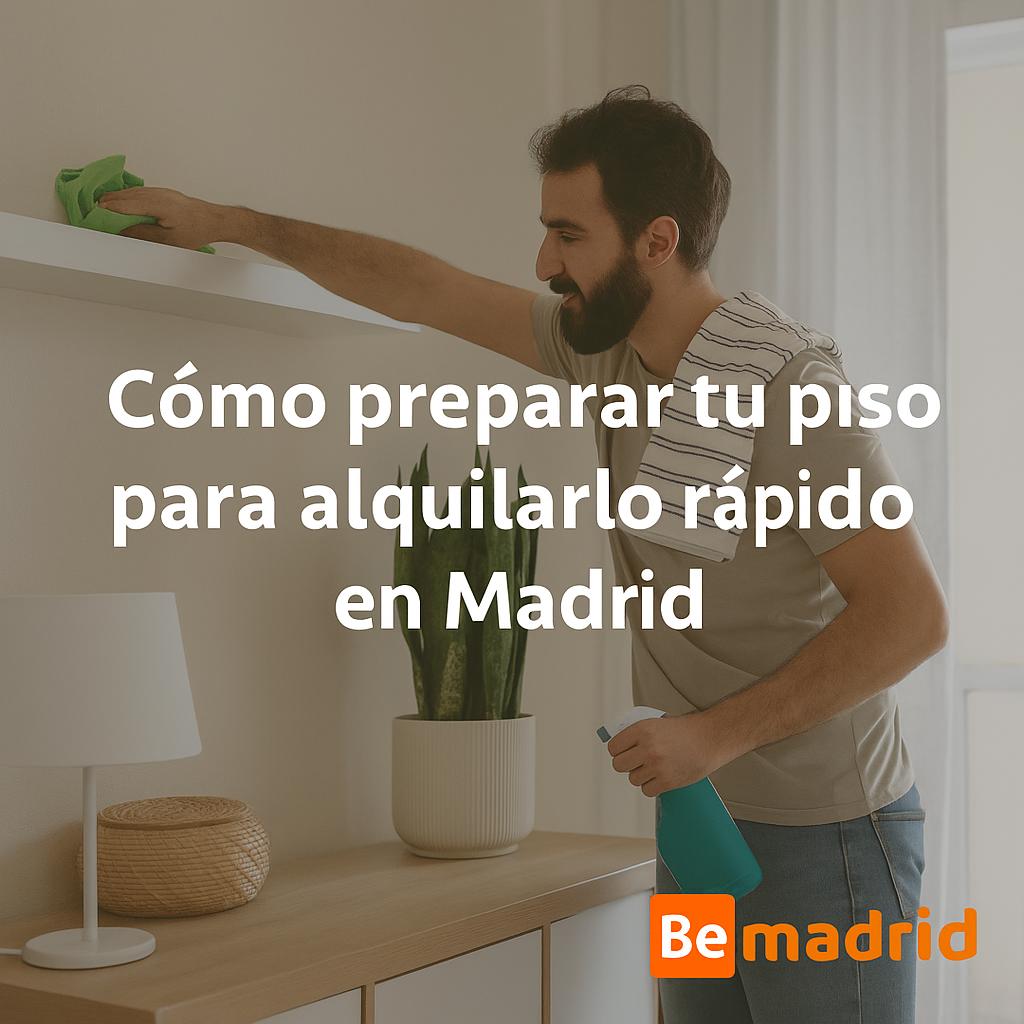 Cómo preparar tu piso para alquilarlo rápido en Madrid