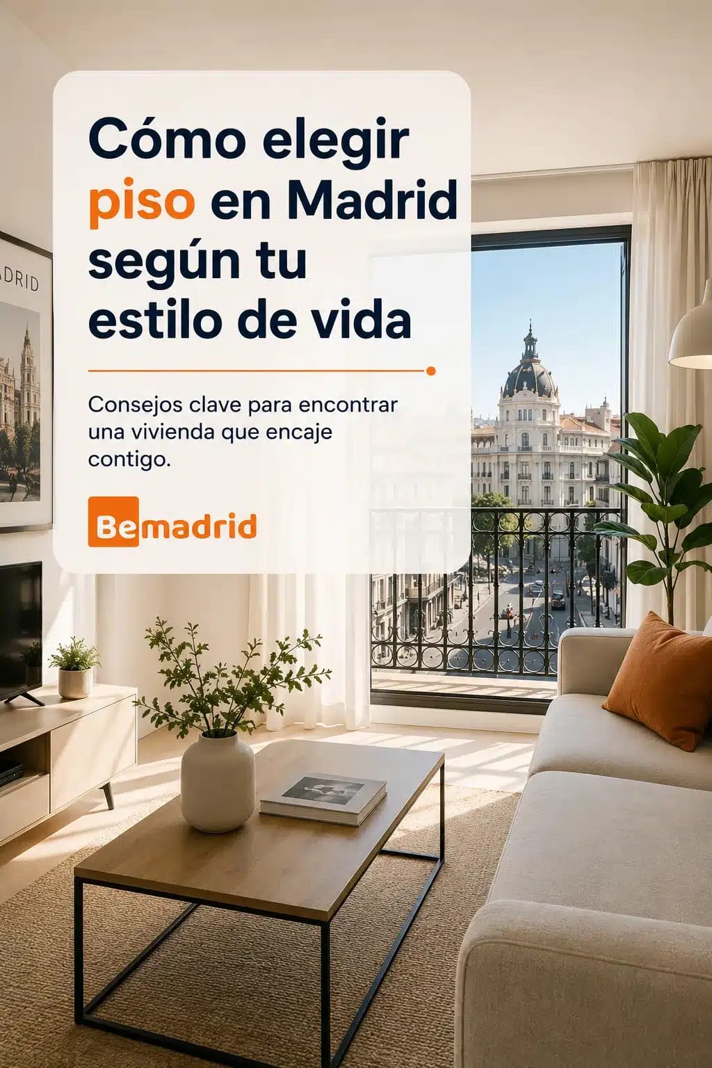 Cómo elegir piso en Madrid según tu estilo de vida