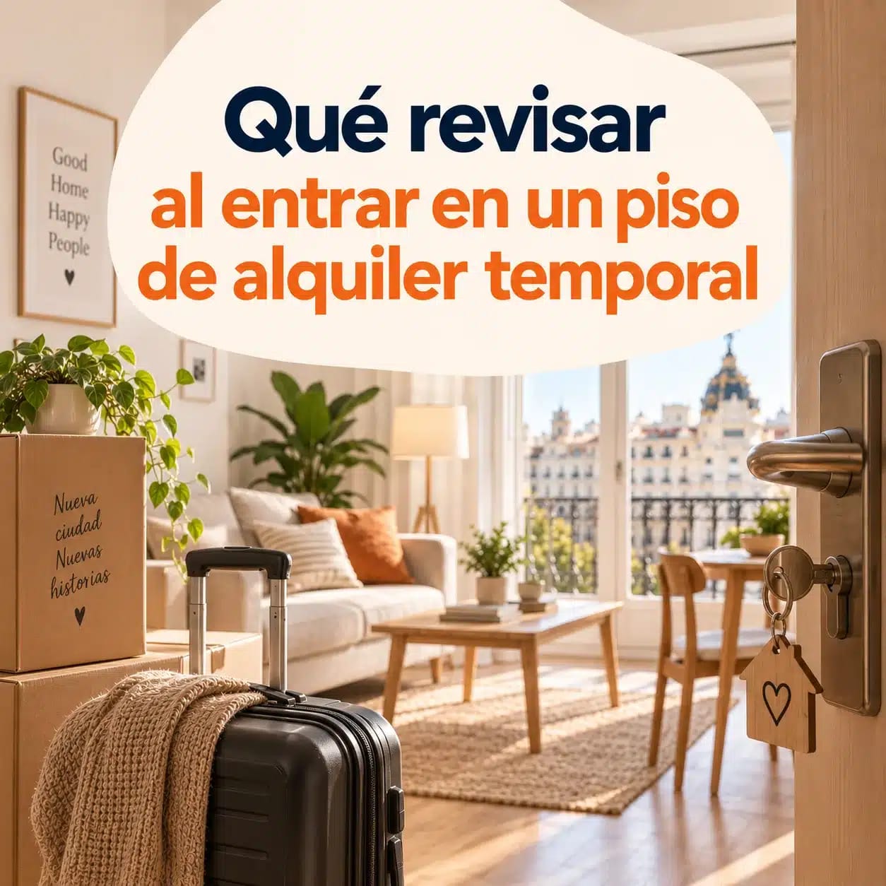Qué revisar al entrar en un piso de alquiler temporal