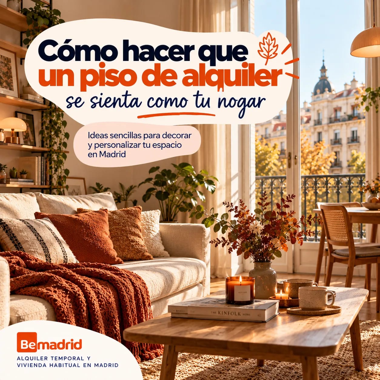 Cómo hacer que un piso de alquiler se sienta como tu hogar