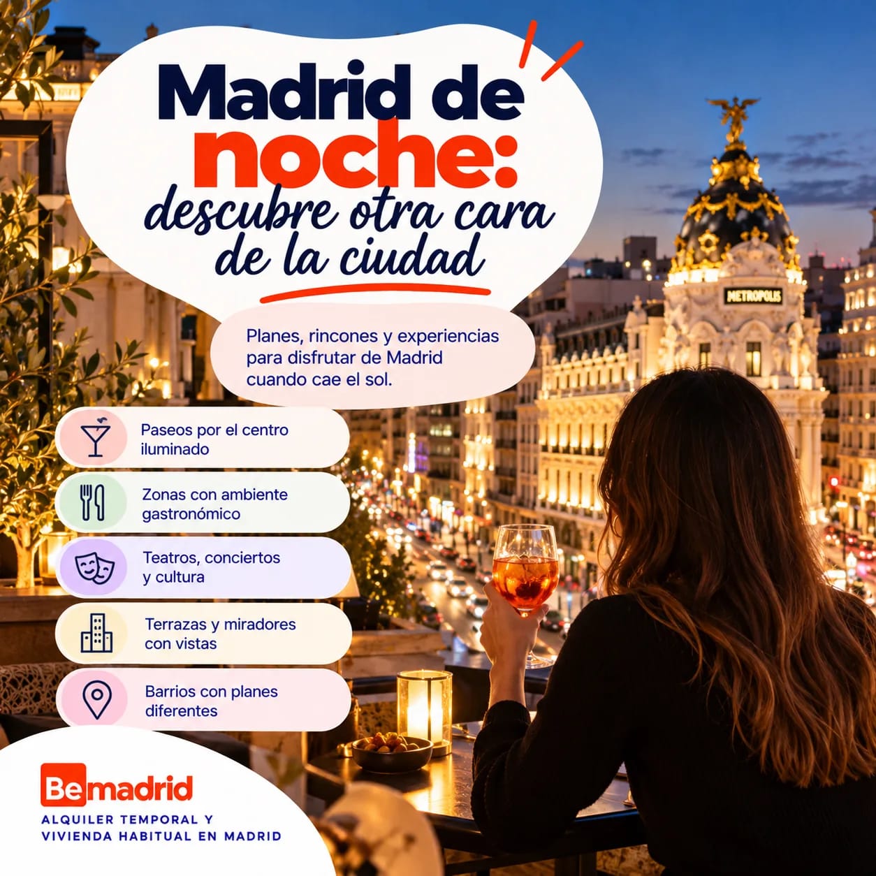 Madrid de noche: descubre otra cara de la ciudad