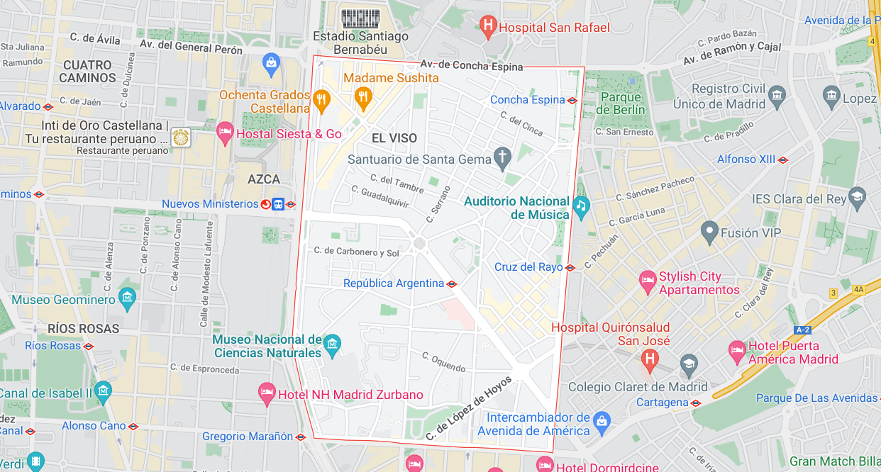 En Madrid en el viso hay pisos y habitaciones por meses
