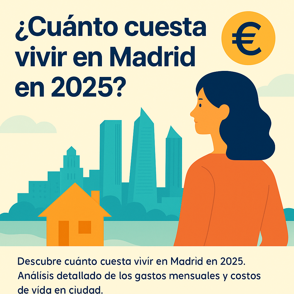 ¿Cuánto cuesta vivir en Madrid en 2025? Guía completa de gastos mensuales