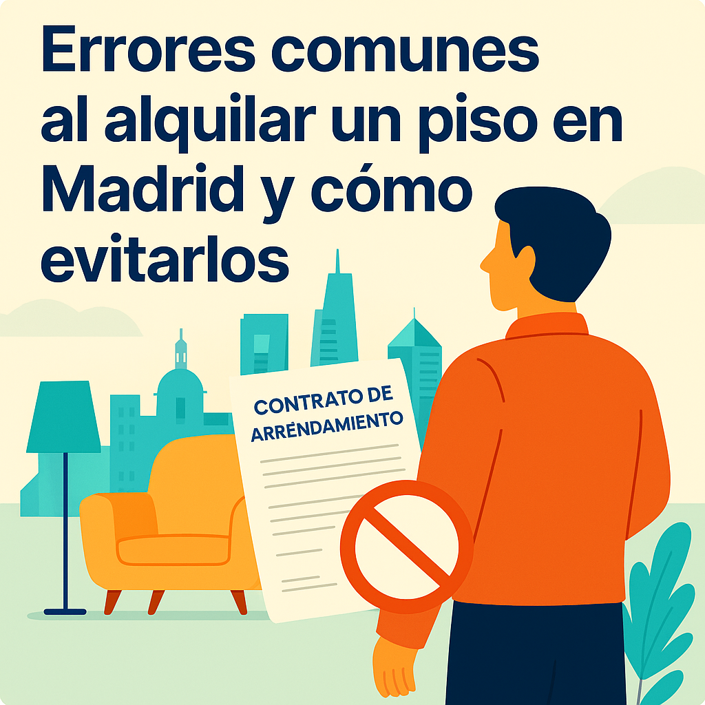 Errores comunes al alquilar un piso en Madrid y cómo evitarlos
