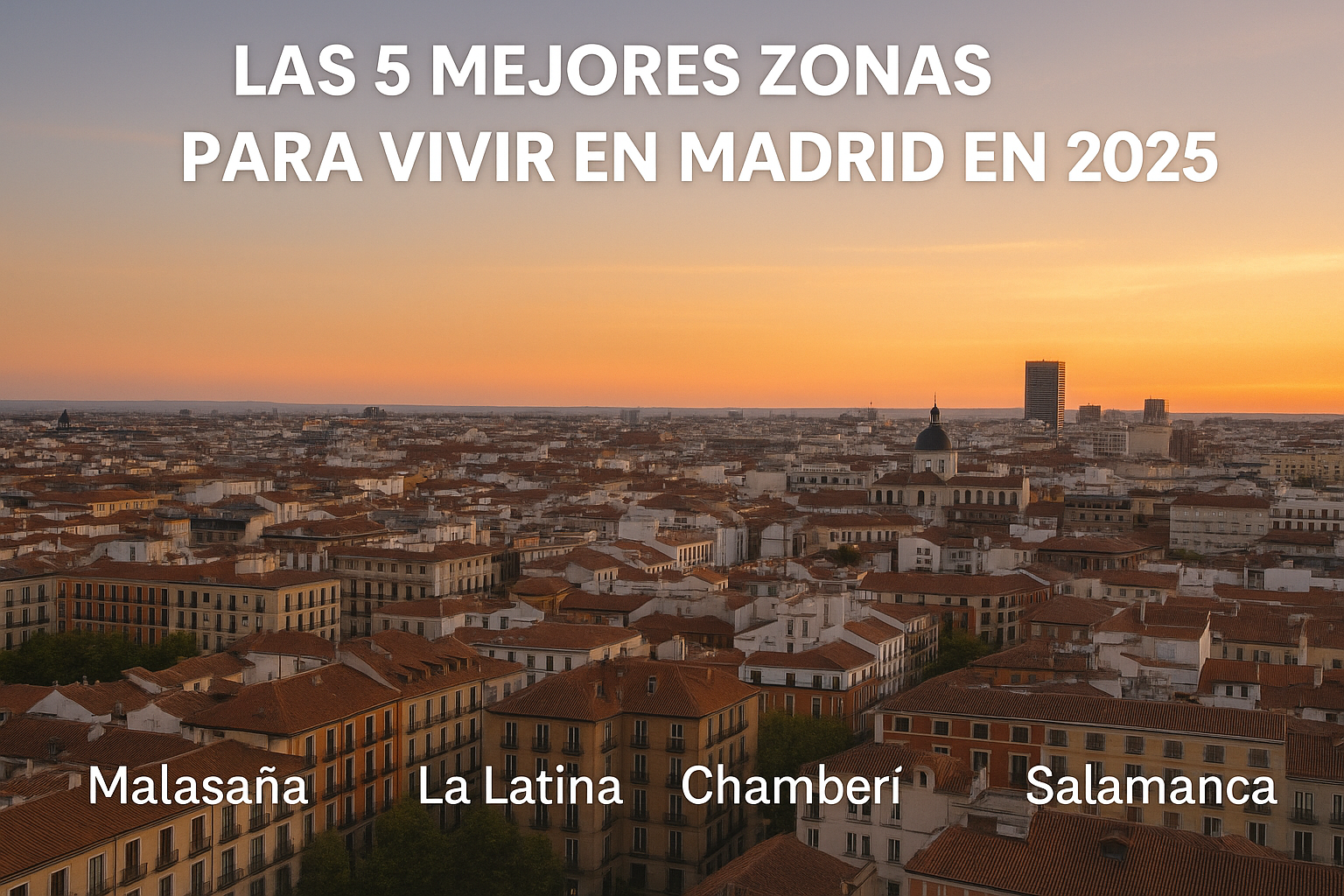 Las 5 mejores zonas para vivir en Madrid en 2025