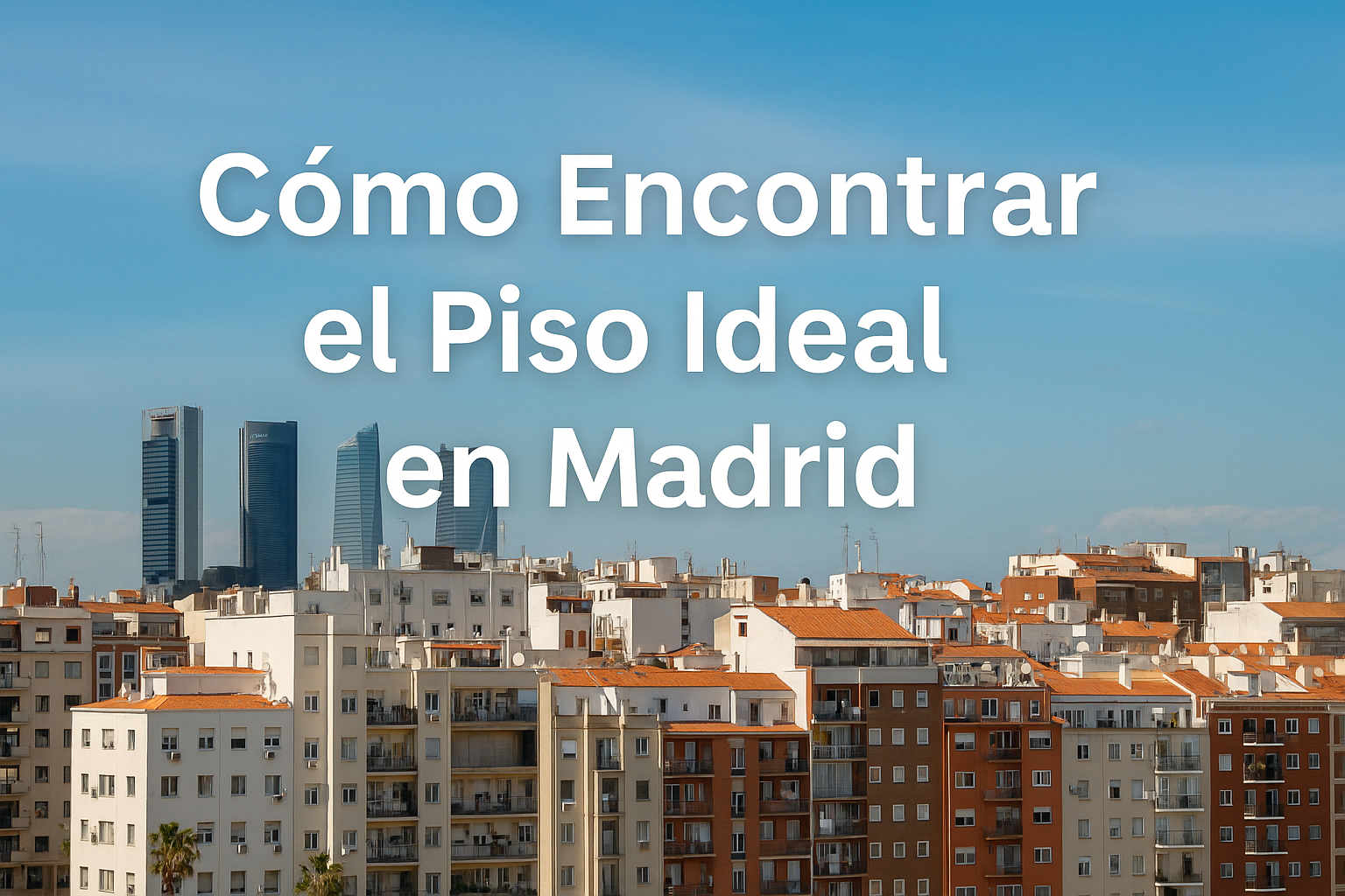 Cómo encontrar tu piso ideal en Madrid sin morir en el intento