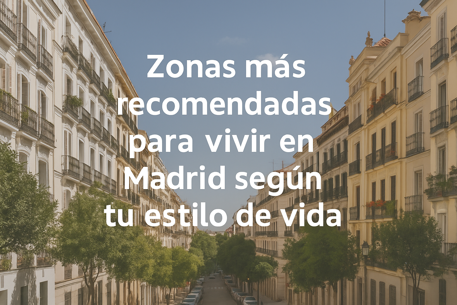 Zonas más recomendadas para vivir en Madrid según tu estilo de vida