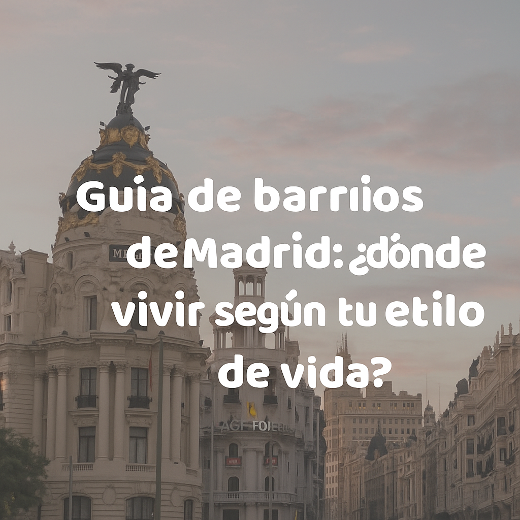 Guía de barrios de Madrid: ¿dónde vivir según tu estilo de vida?
