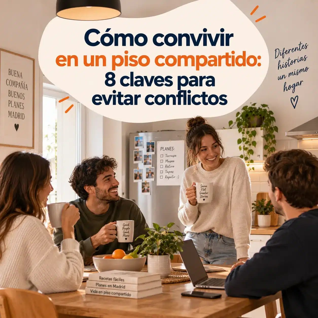 Cómo convivir en un piso compartido: 8 claves para evitar conflictos