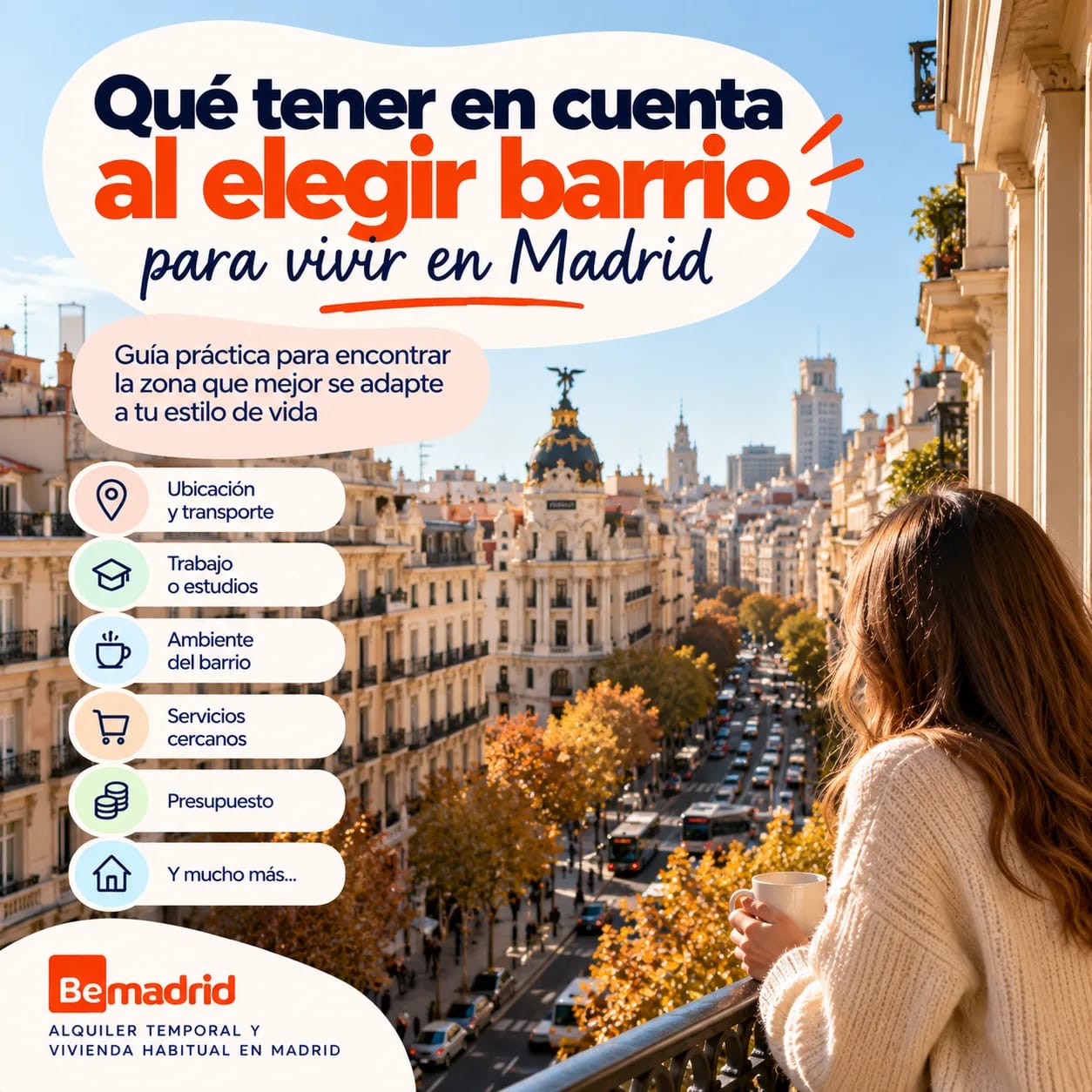 Qué tener en cuenta al elegir barrio para vivir en Madrid
